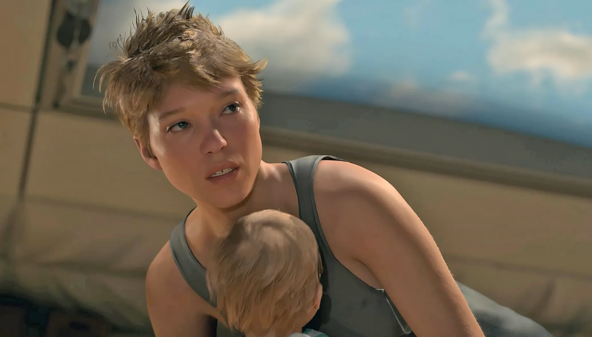 Death Stranding 2: On the Beach Woman and Child